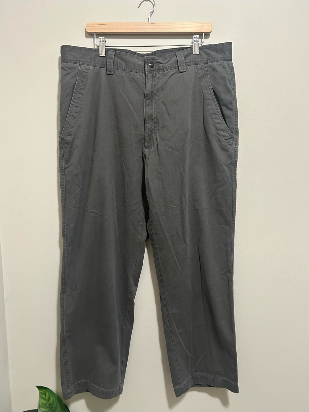 Dark Grey Flat-front Trousers Kenneth Cole Reaction